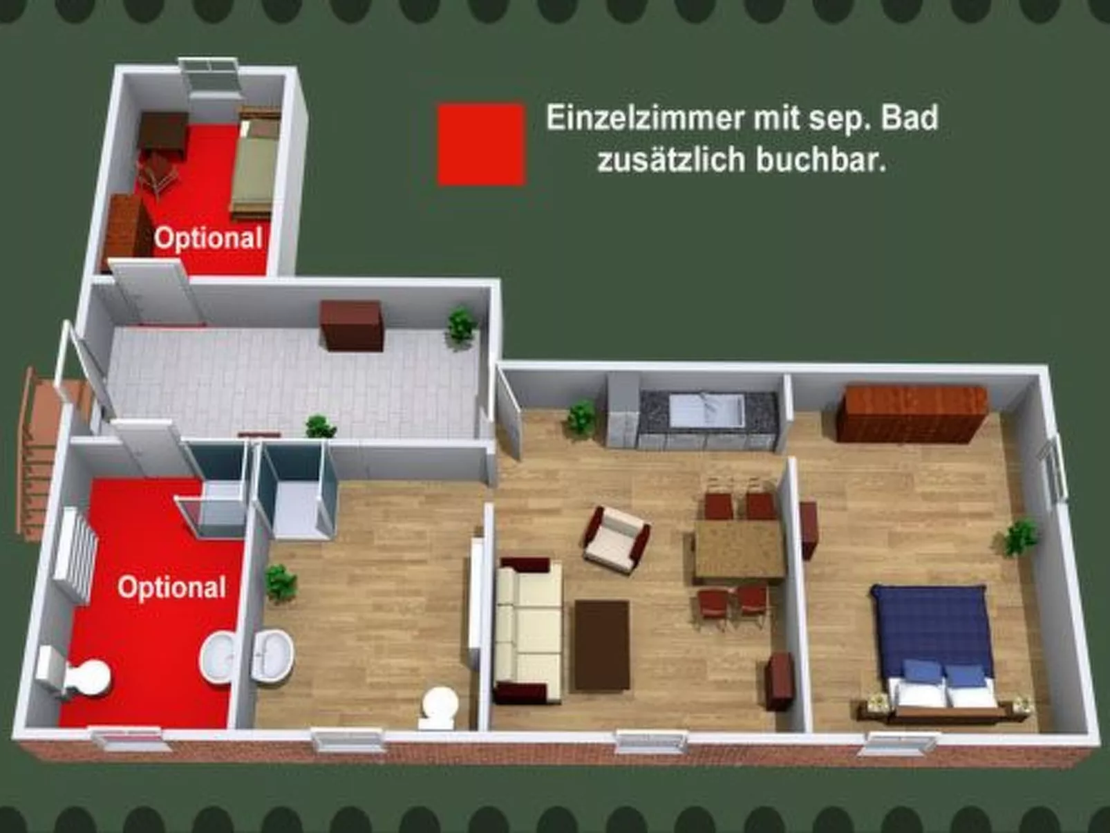 Große Wohnung in Nesse mit Garten und Terrasse - Image-tags.info