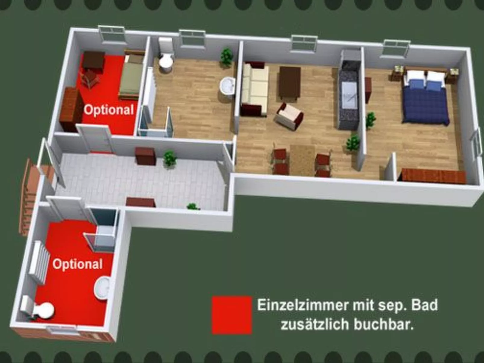 Große Wohnung in Nesse mit Terrasse und Garten - Image-tags.info