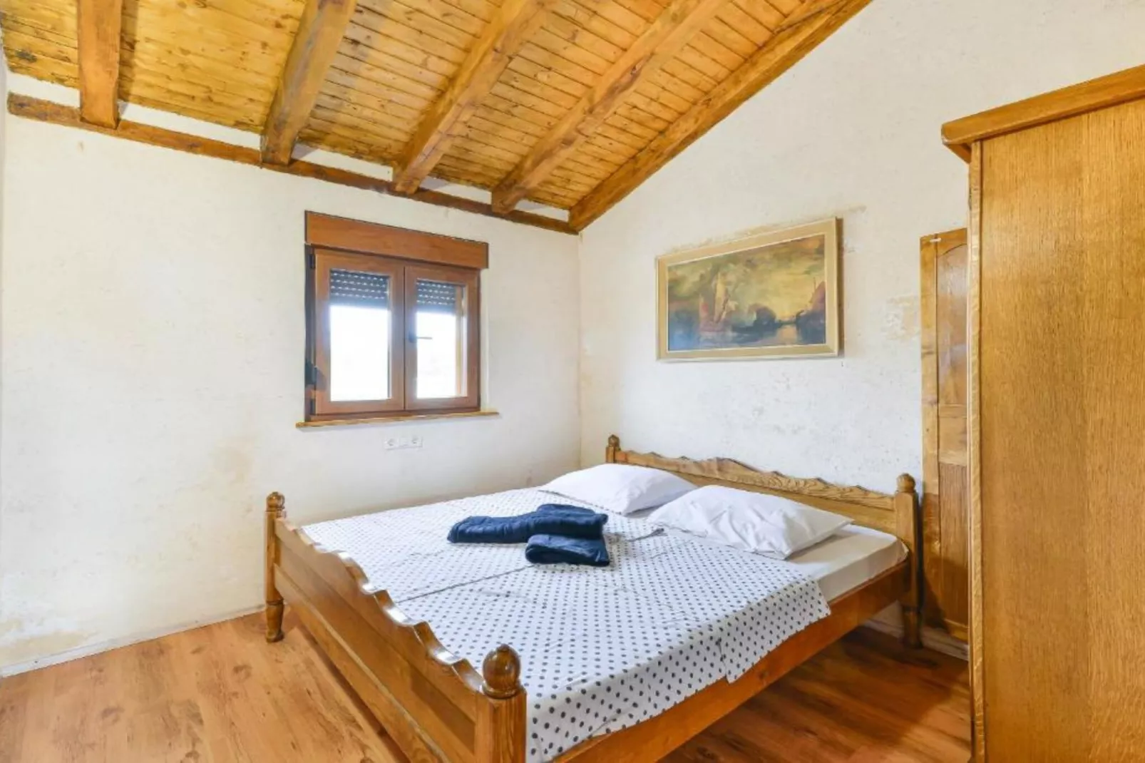 Holiday House Šimun - Three bedroom Holiday house with pool - Slaapkamer