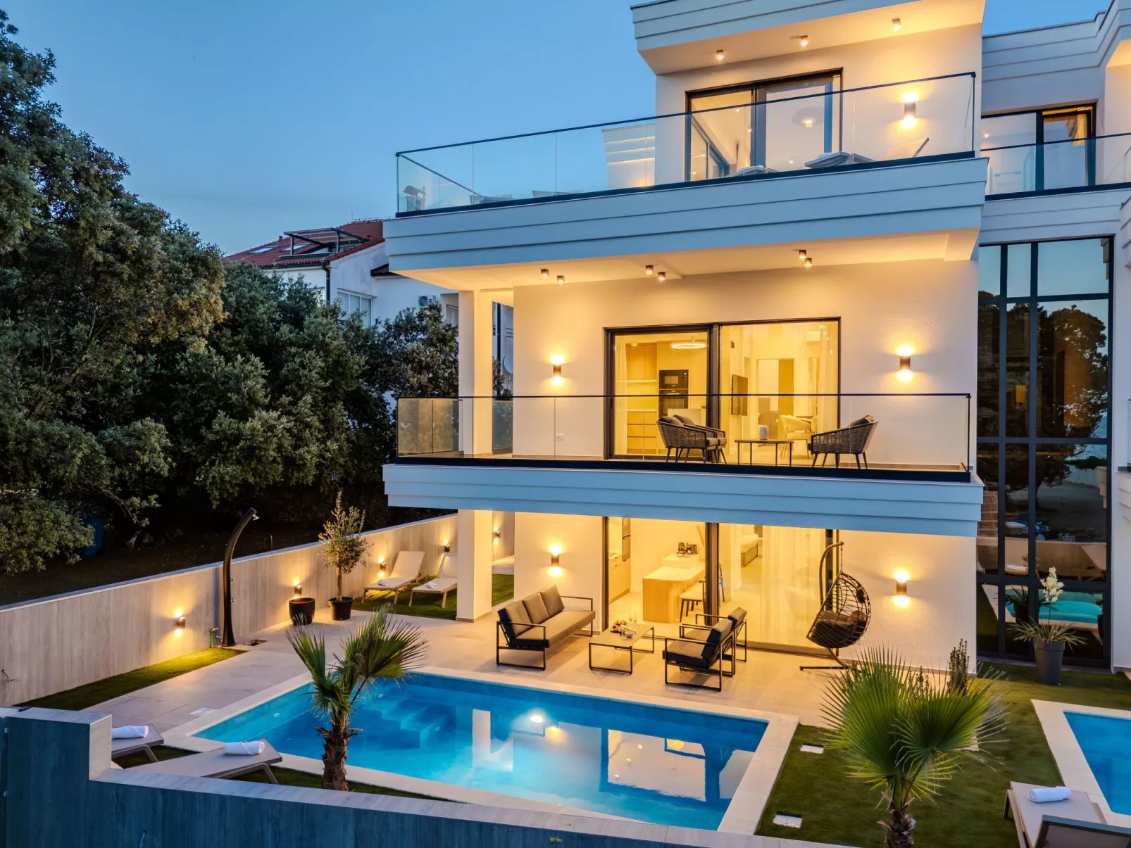 Zwei-Schlafzimmer-Wohnung Dantela mit privatem Pool - Binnen