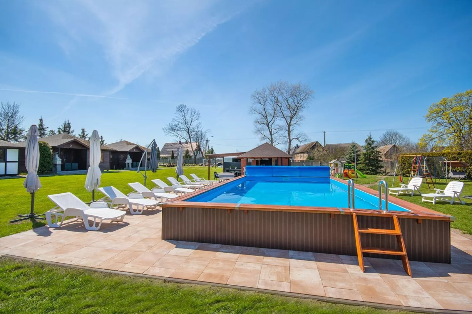 	Domki parterowe TYP A Łącko - Zwembad