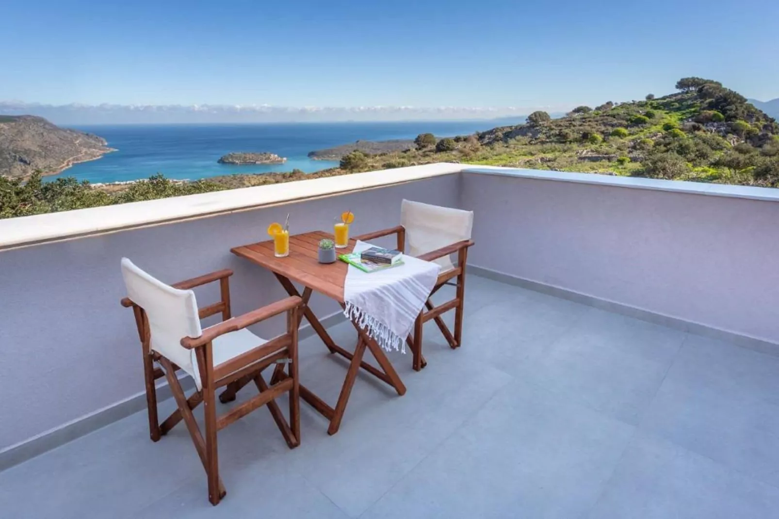 Villa Nesea Elounda-Terrasbalkon