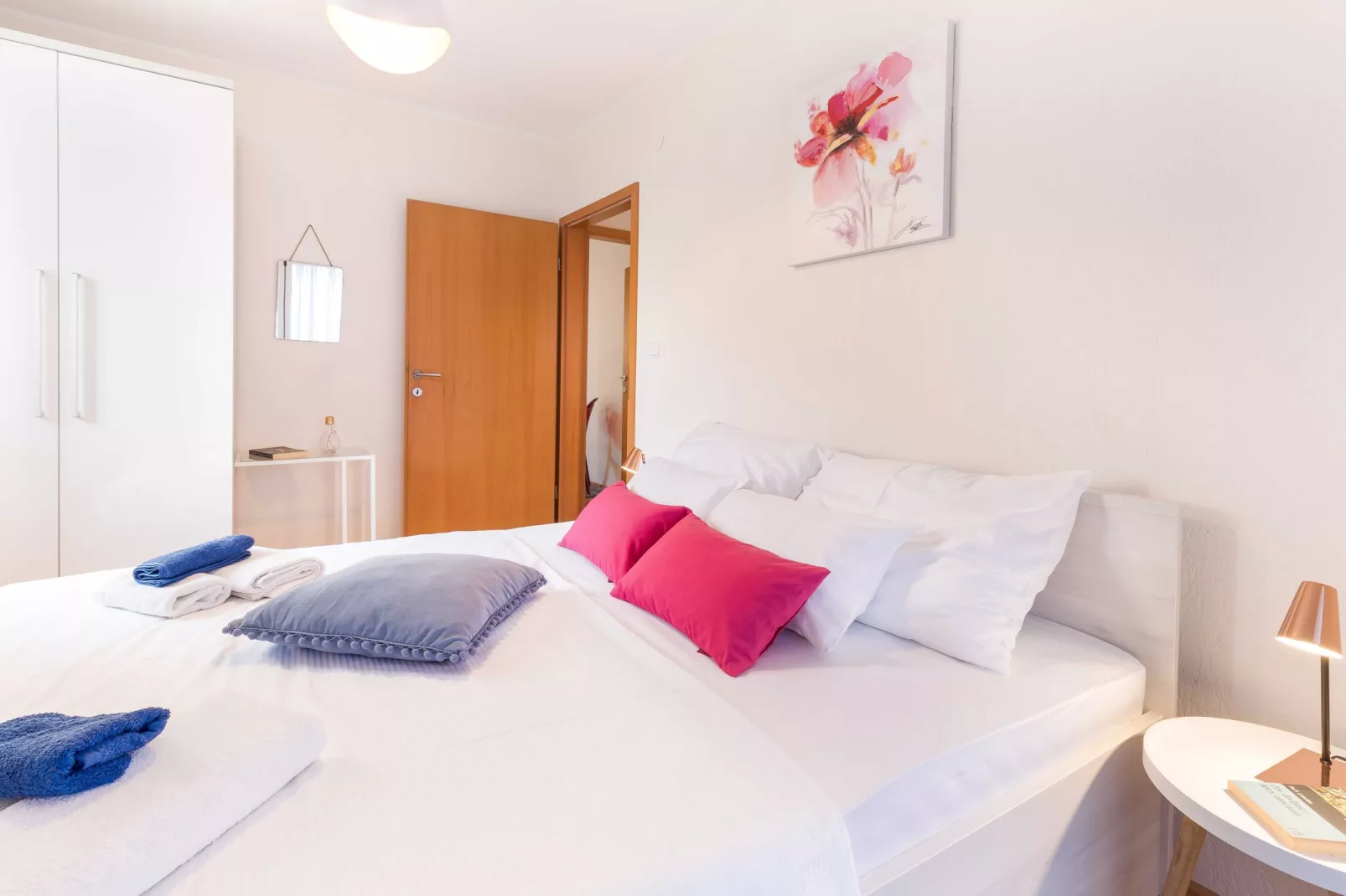 Apartments Lotea - Two-Bedroom Apartment with Terrace - Slaapkamer