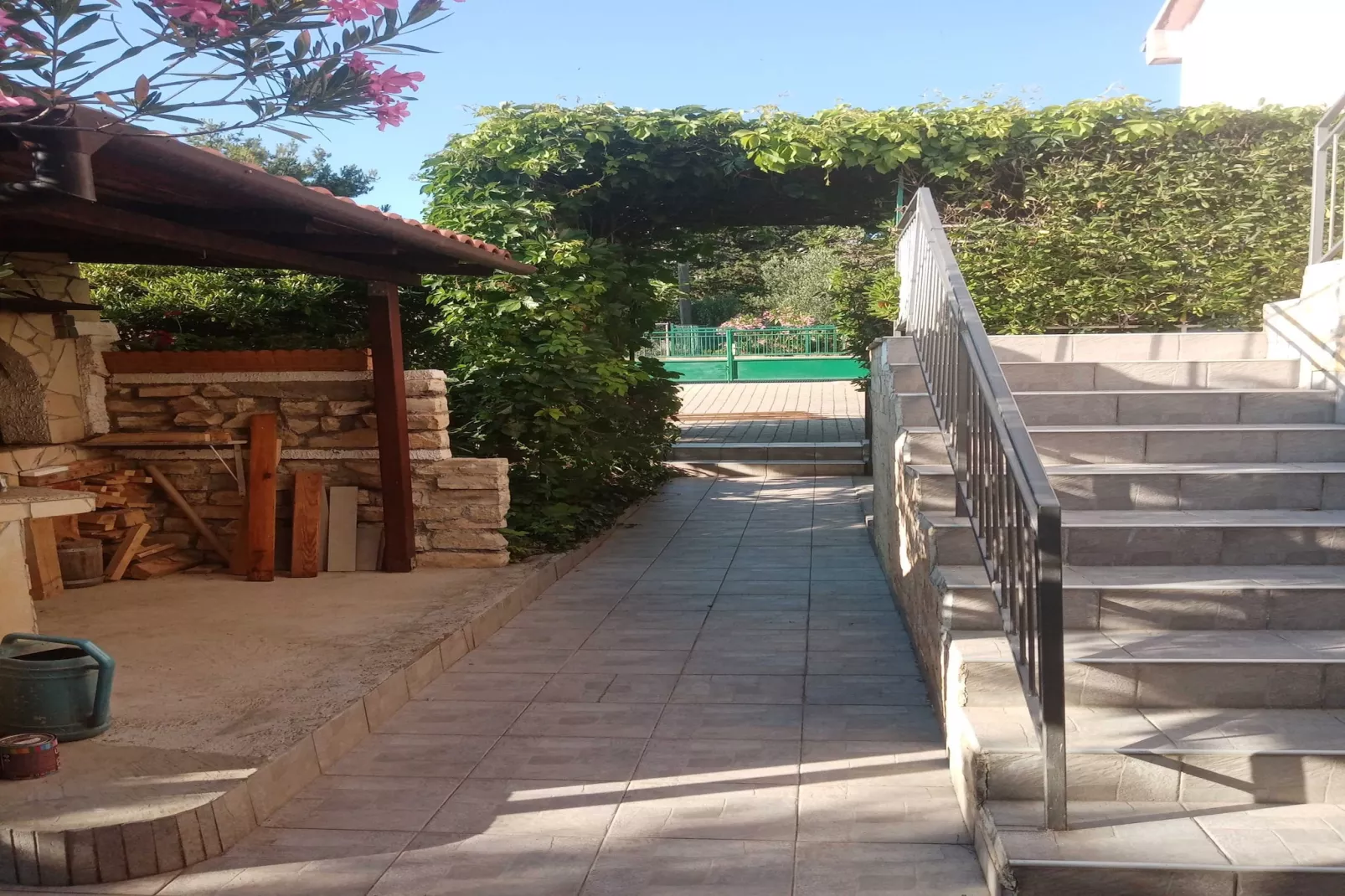 Apartments Marija - One Bedroom Apartment with  Balcony (Plavi A3) - Buitenlucht