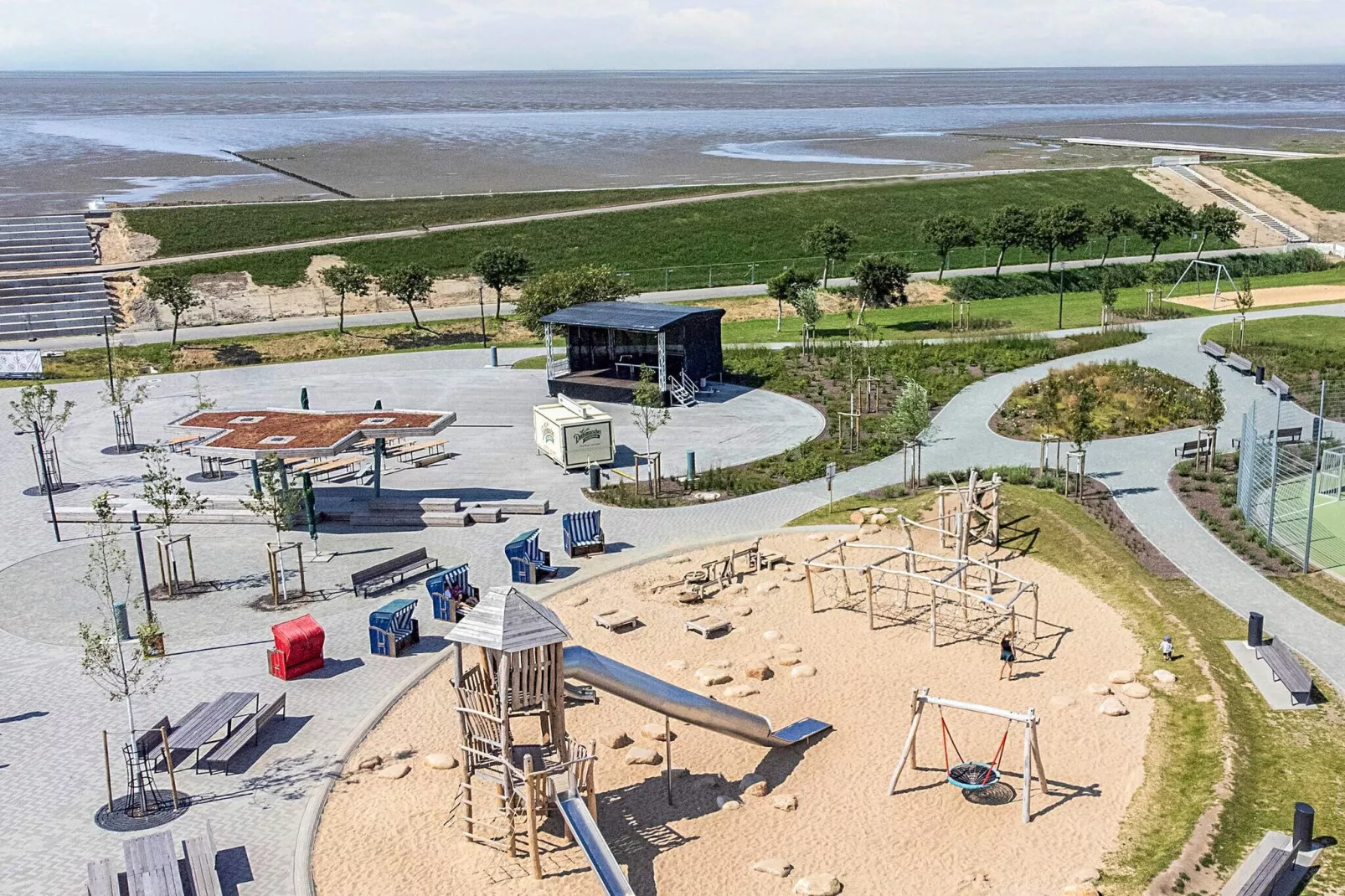 Vakantiehuis vlakbij de Noordzeedijk-Uitzicht