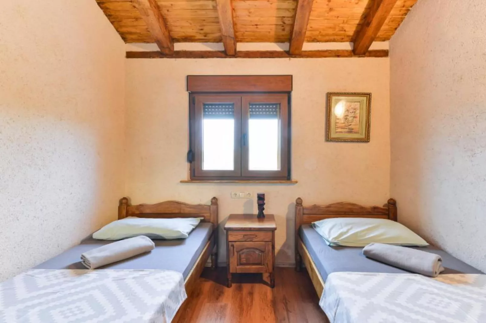 Holiday House Šimun - Three bedroom Holiday house with pool - Slaapkamer