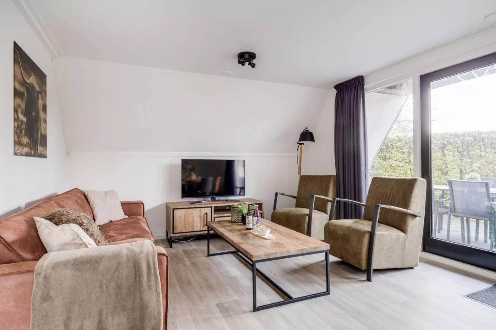 118 | Rietzanger | Sfeervol ingerichte bungalow-Woonkamer