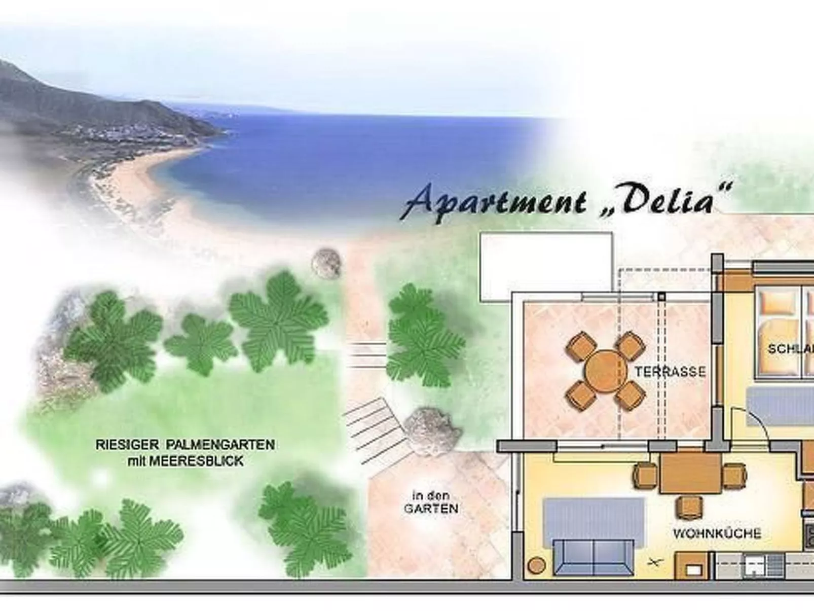 In La Matanza De Acentejo mit Großem Garten und Panoramablick - Image-tags.info