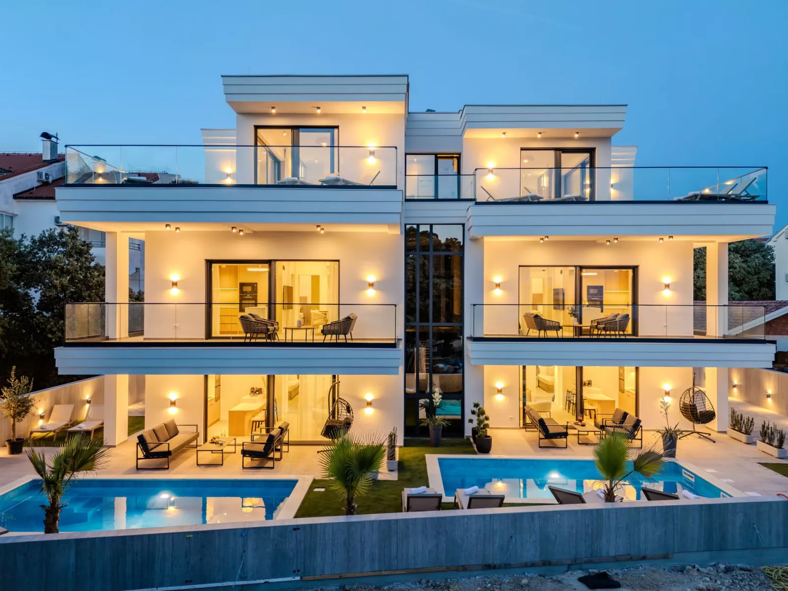 Zwei-Schlafzimmer-Wohnung Dantela mit privatem Pool - Binnen