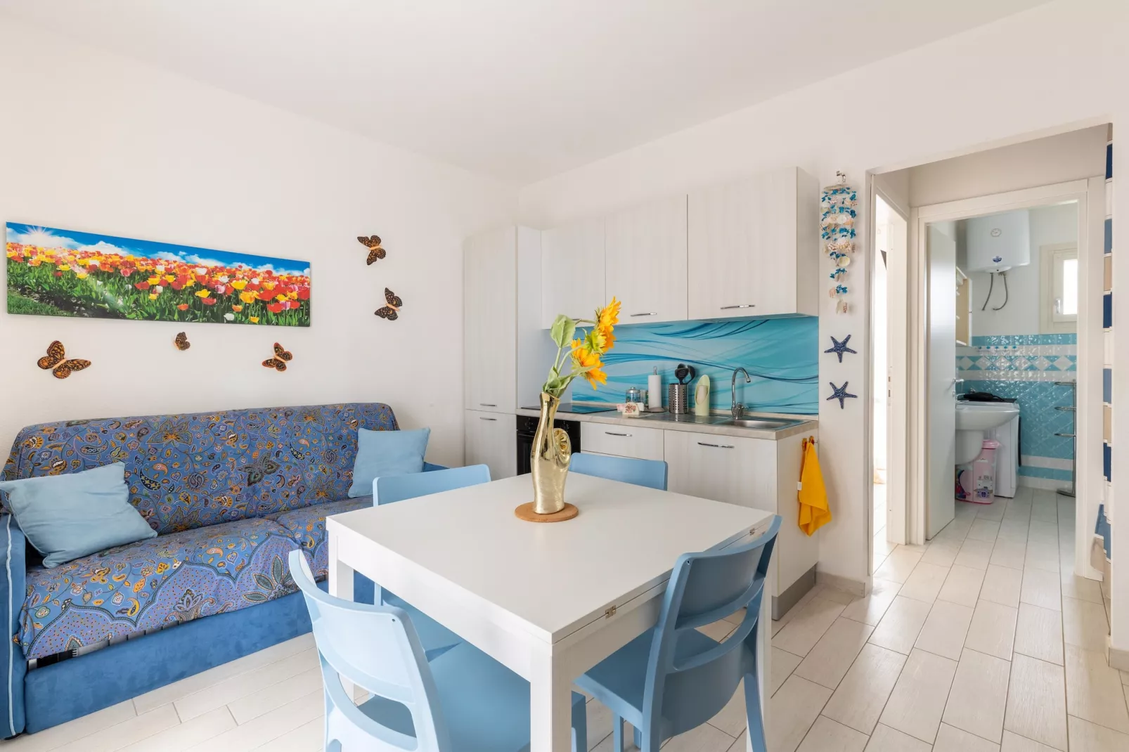 BILO BADESI CON PISCINA - Woonkamer