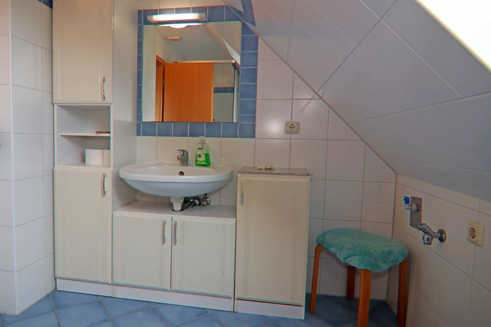 Ferienwohnung Eva mit Meerblick - strandnah - Badkamer