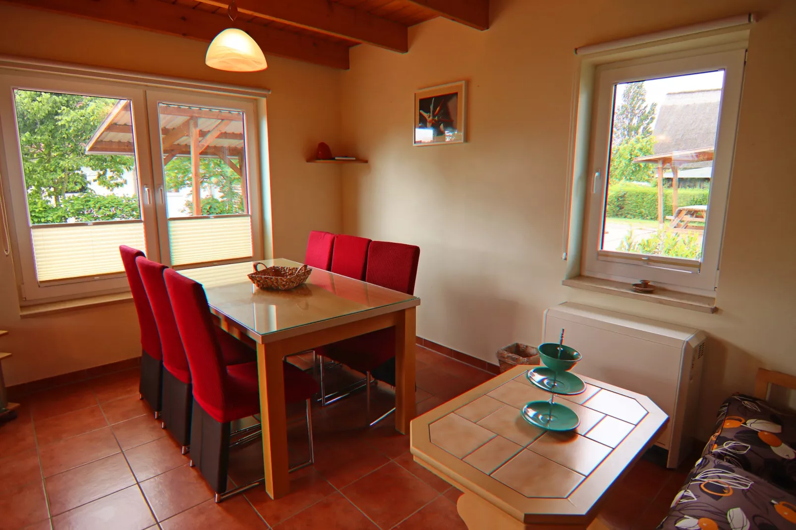 Strandnahes Ferienhaus Klaus mit Weitblick - Woonkamer