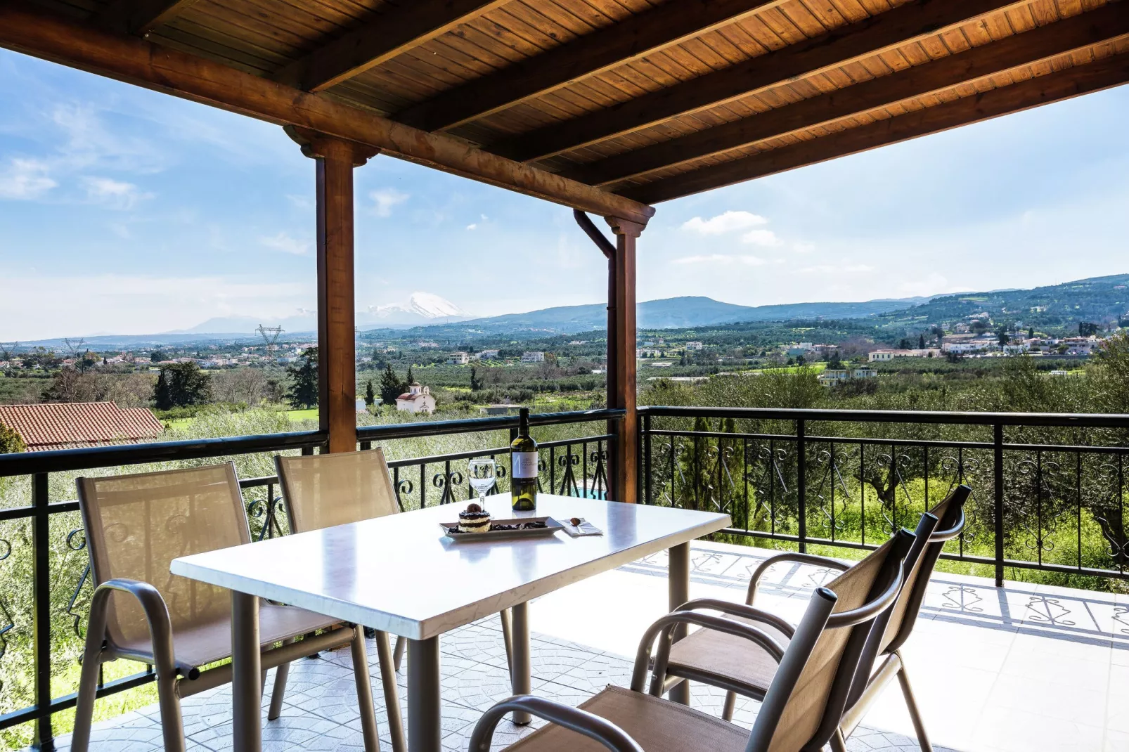 Villa Eleni en Manolis-Terrasbalkon