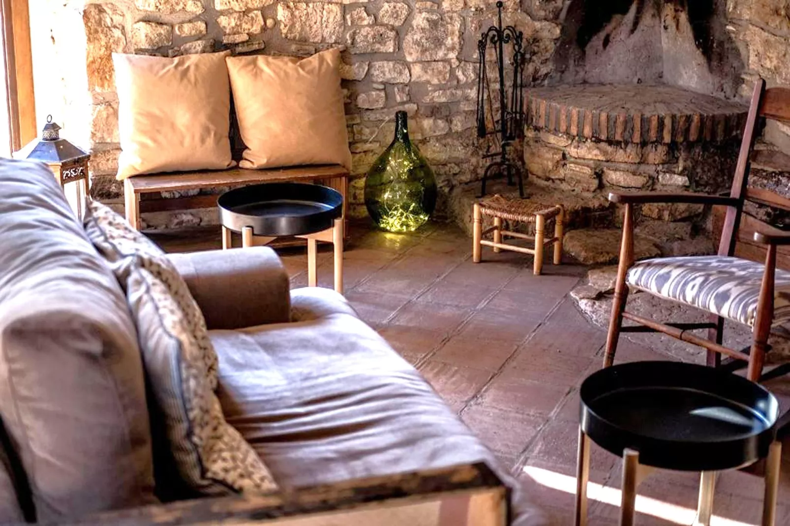 Mas de l'Arlequi - Woonkamer