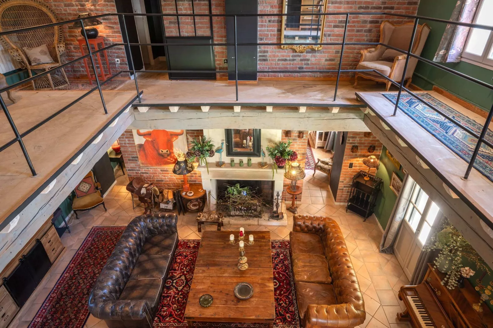 Grand Mas climatisé Arles-Woonkamer