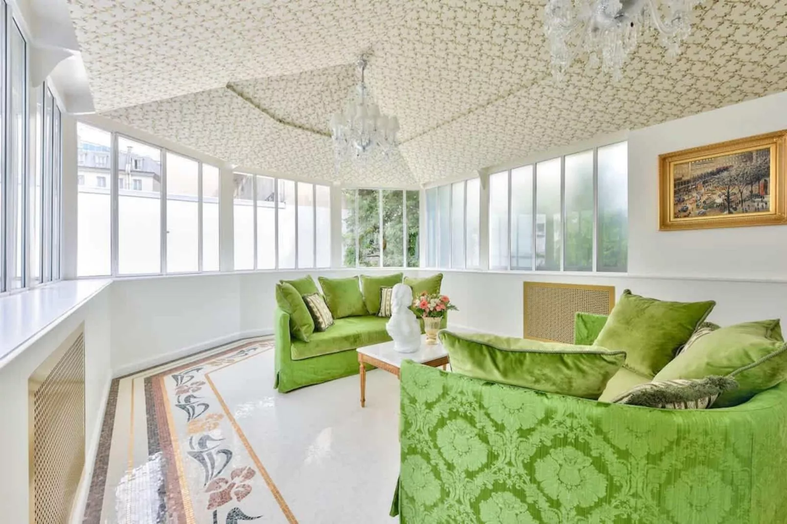 Noble demeure de luxe en plein coeur de Paris-Woonkamer