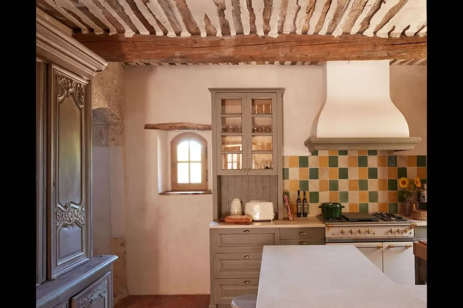 Villa de charme confort au milieu des vignes du Lubéron-Keuken