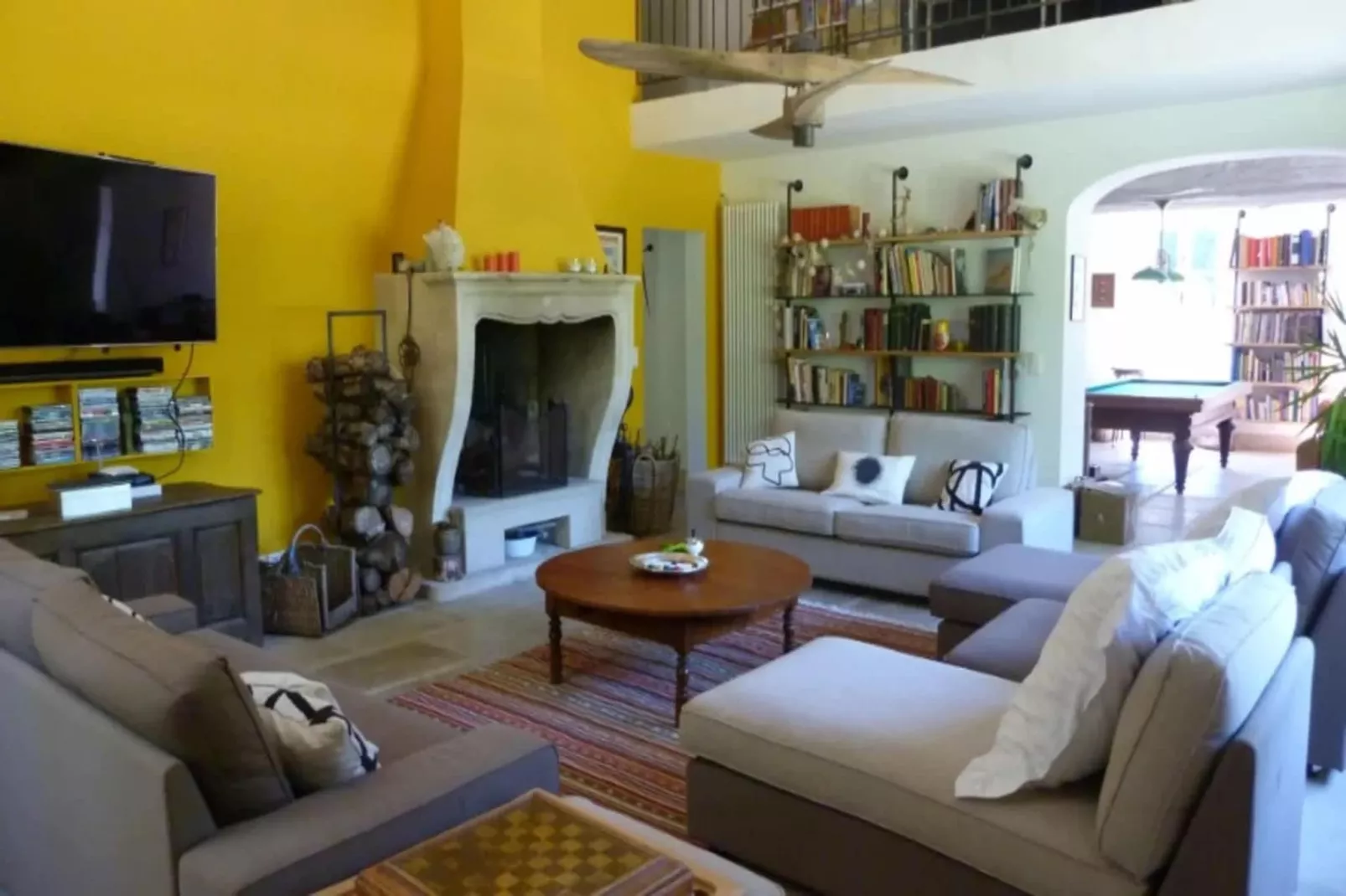 Villa provencale pour les amoureux de la nature en Lubéron-Woonkamer