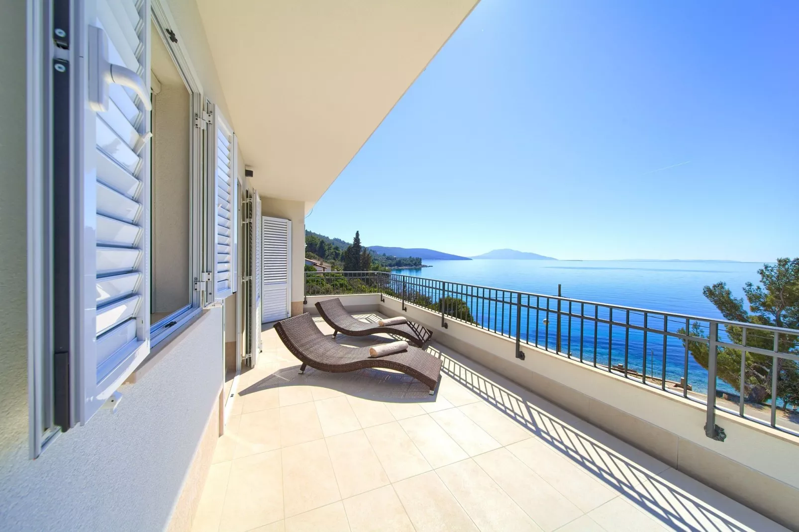 Villa St Martin-Reef-Terrasbalkon