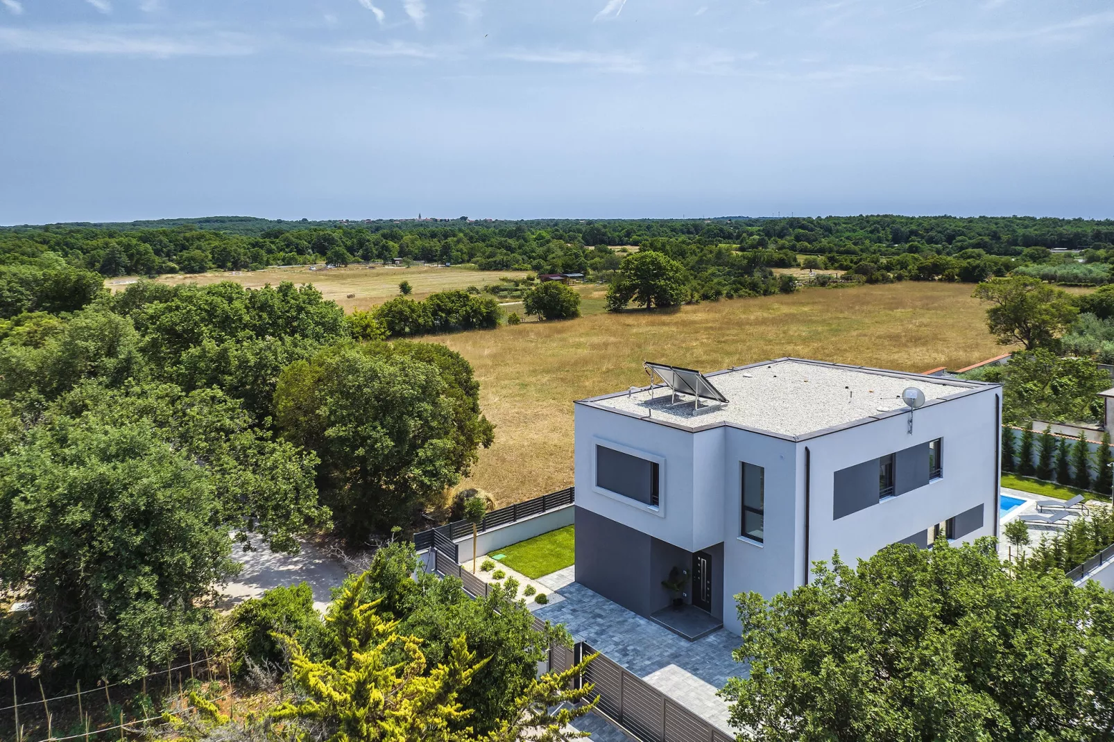 Villa Tika-Gebieden zomer 1km