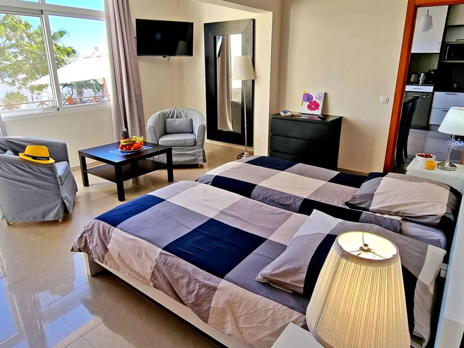 Charmantes Appartement in Costa Calma mit Terrasse und gemeinsamem Pool - Image-tags.info