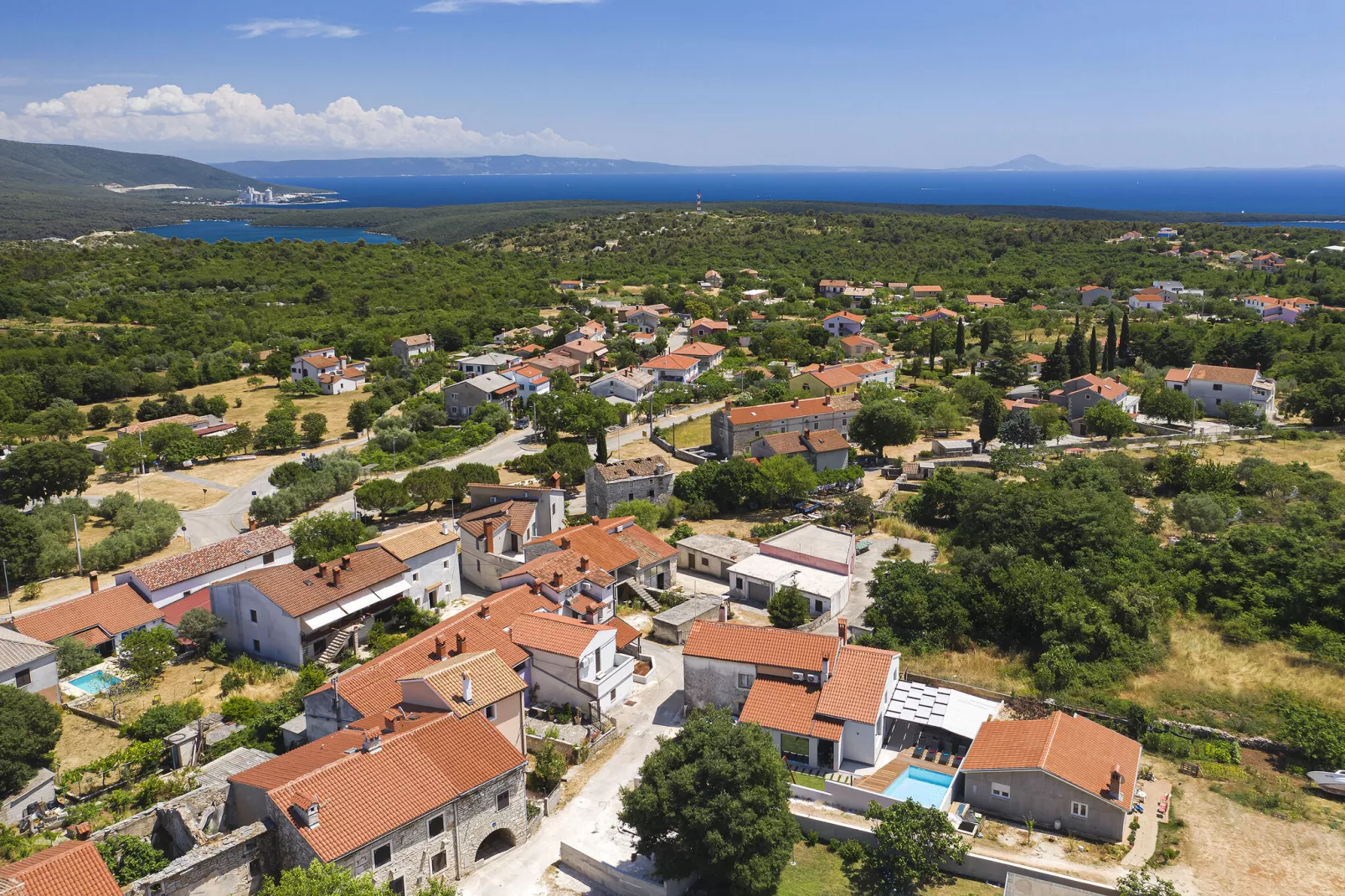 Villa Korina-Gebieden zomer 20km