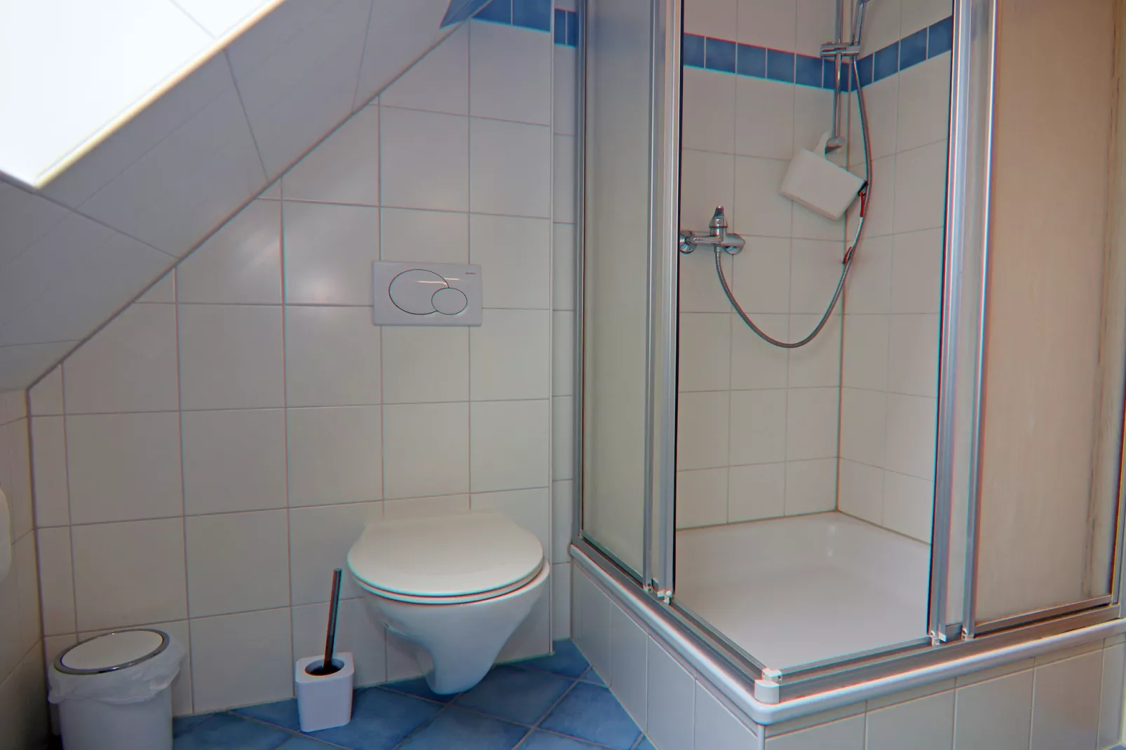 Ferienwohnung Eva mit Meerblick - strandnah - Badkamer