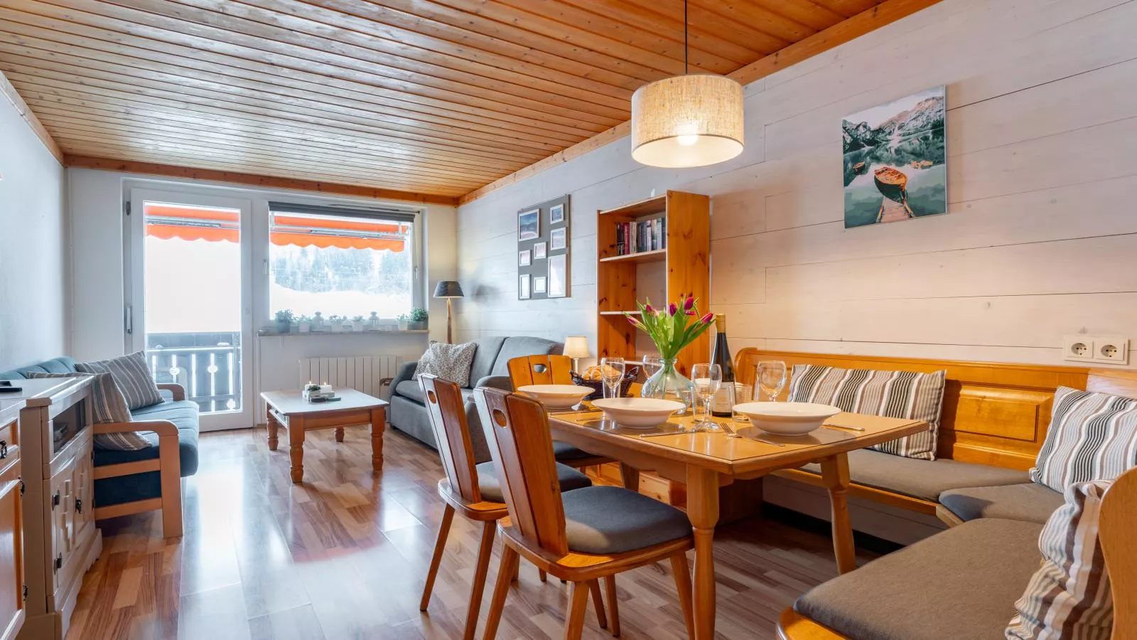 Hinterreitblick-Woonkamer