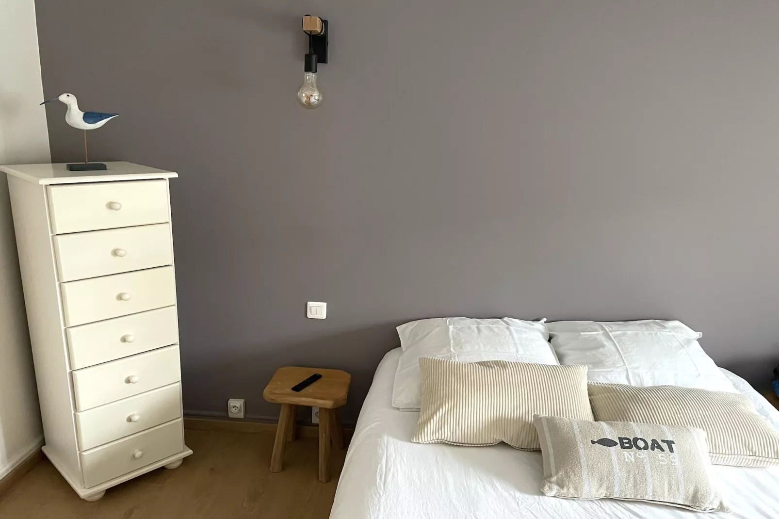 Maison de ville avec terrasse/jardin Guerlesquin-Slaapkamer