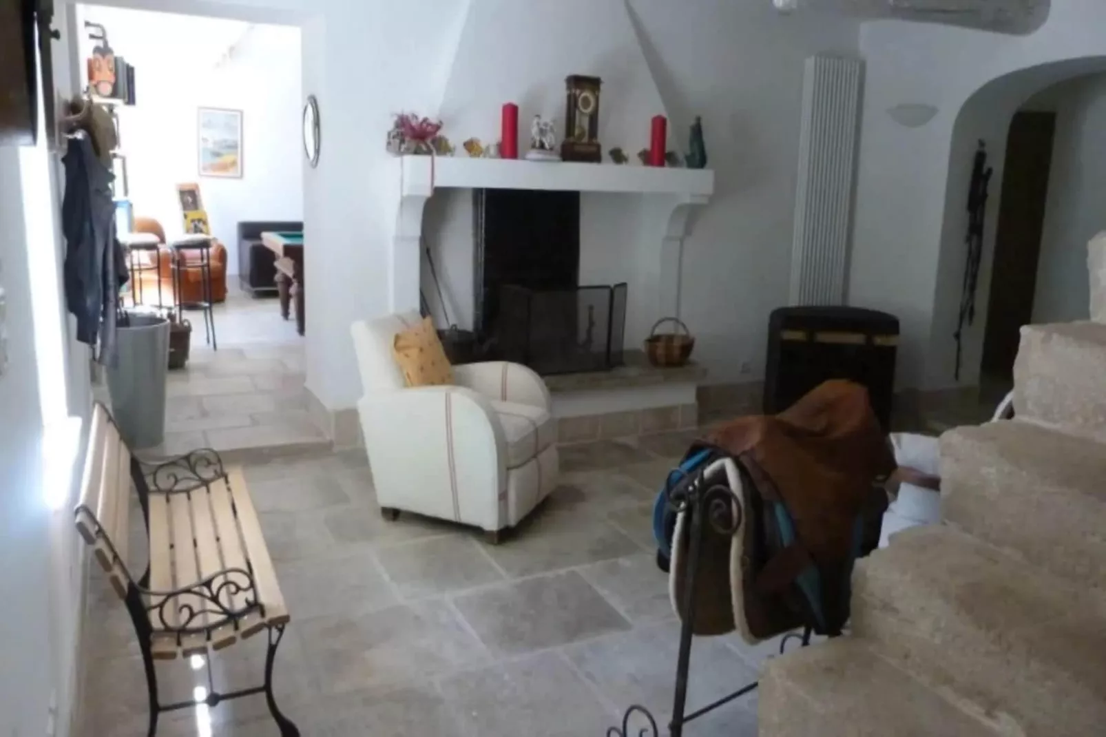 Villa provencale pour les amoureux de la nature en Lubéron-Woonkamer