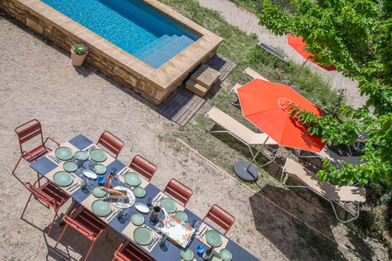 Mas du Mûrier-Zwembad