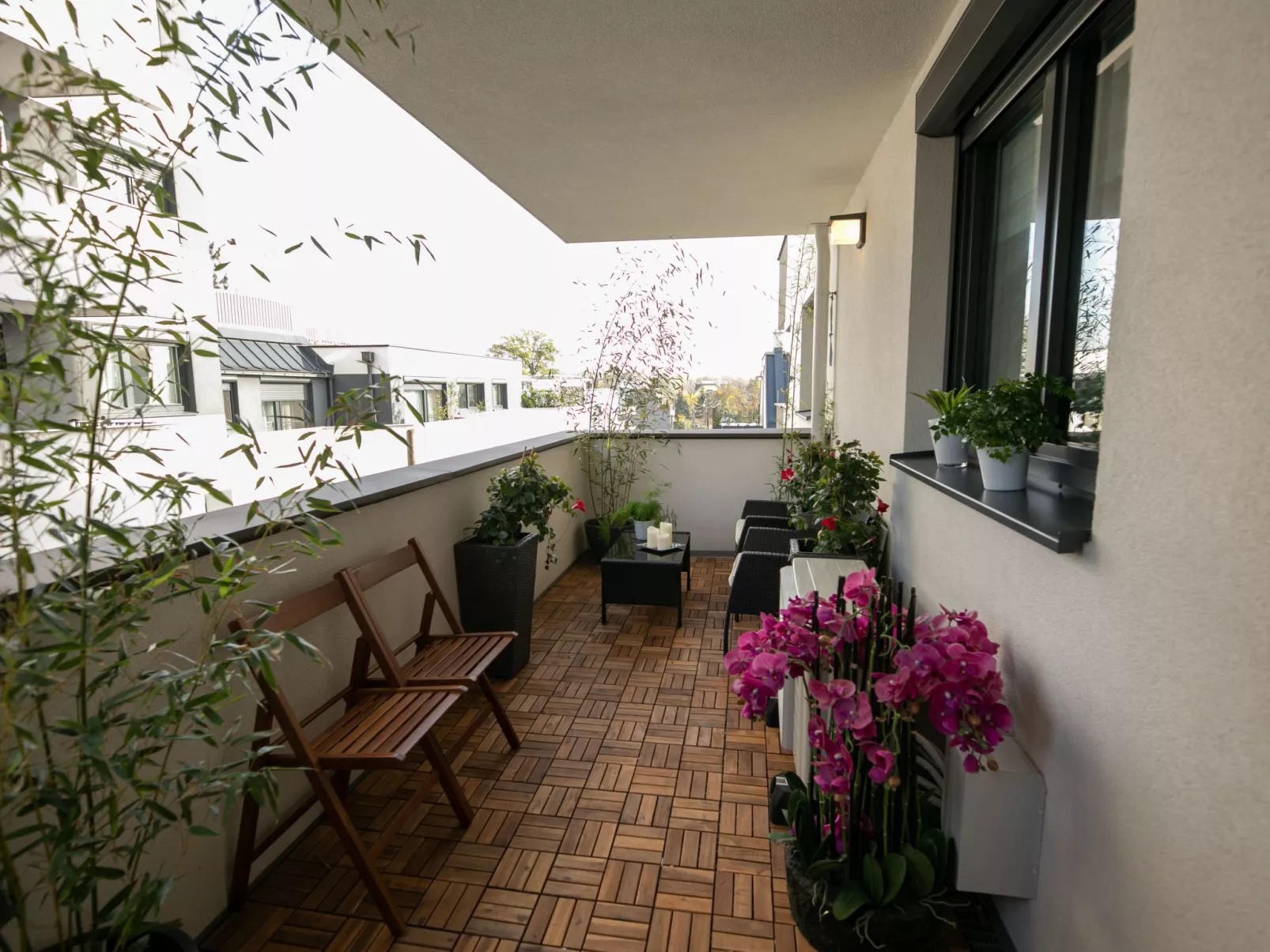 Moderne Wohnung in Kaisermühlen mit Garten und Panoramablick - Image-tags.info