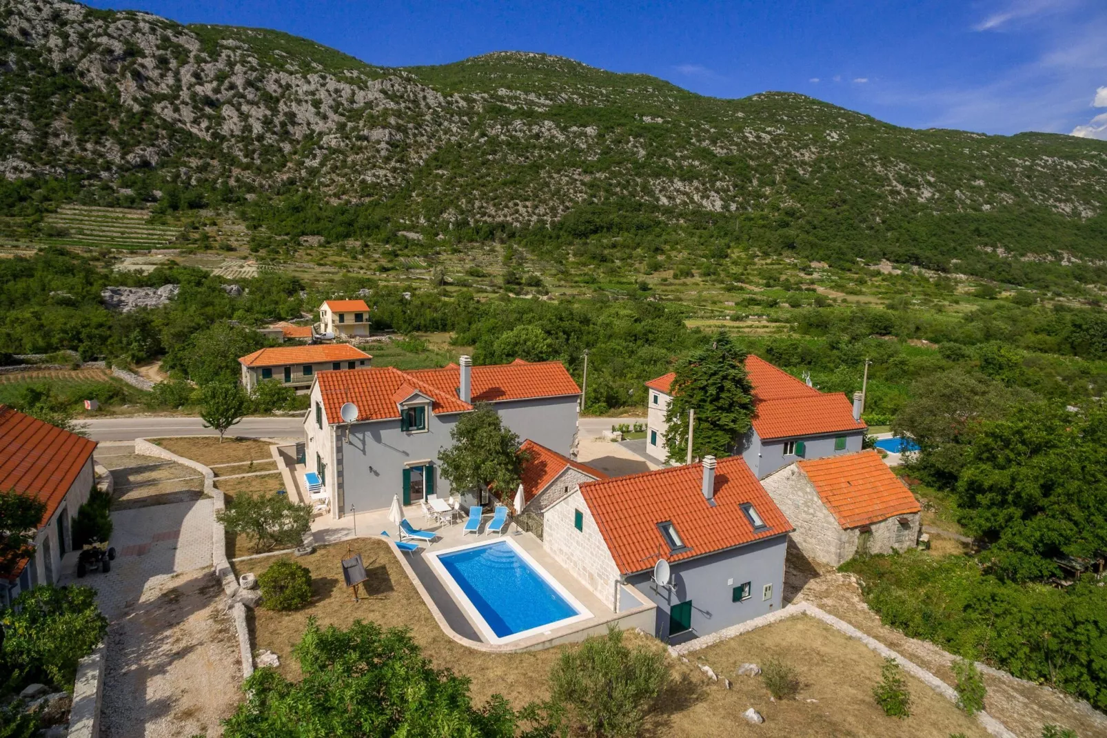 Villa Roglic-Gebieden zomer 1km