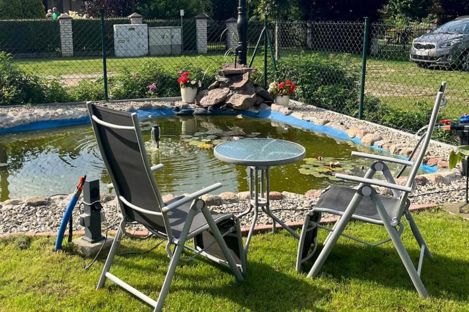 Dom wakacyjny w Krzyni dla max 7 osób-Terrasbalkon