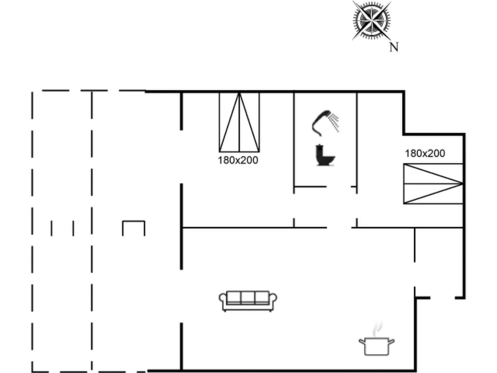 "Shana" - 800m from the sea-Binnen