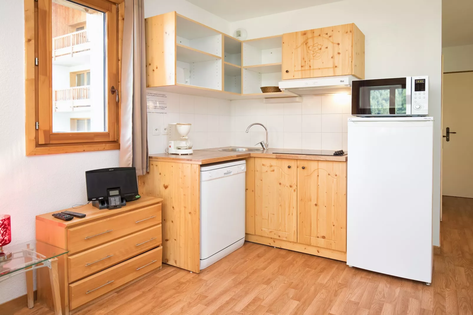 Hameau 8 201 - SPA & PISCINE studio 4 pers. - Keuken