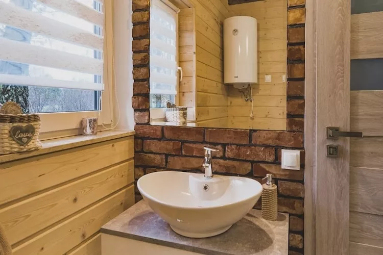 Domek wakacyjny DELUXE dla max 10 osób w Bałachach - Badkamer