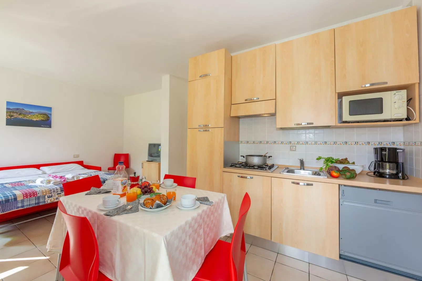 RESIDENCE PORTO LETIZIA - VILLAGE-TRILOCALE 6 PAX 8228 - VGB6 - Keuken
