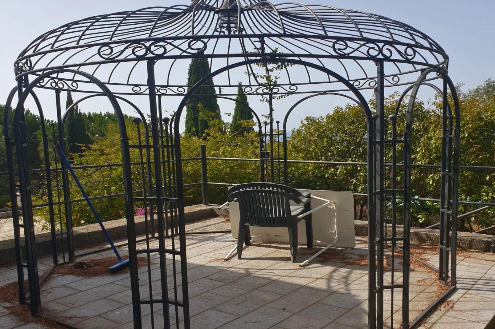 Apartment in einer charmanten Villa mit Meerblick Kreidl-Terrasbalkon