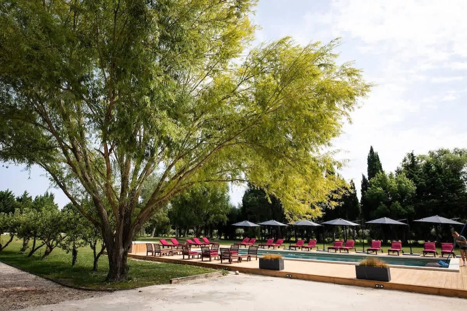 Charmant Mas Provençal avec piscine et jacuzzis-Zwembad