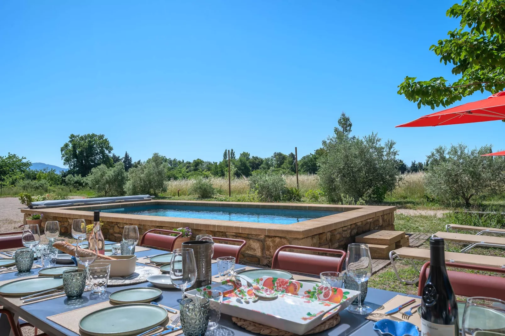 Mas du Mûrier-Zwembad