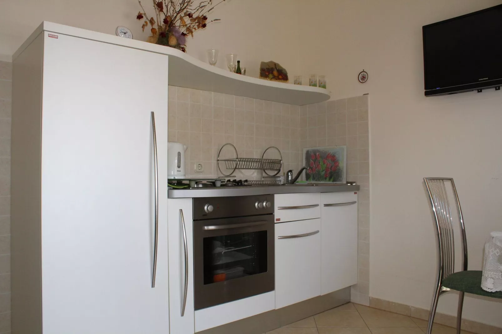 Cozy apartment in Zadar - Kozino with seaview-Keuken