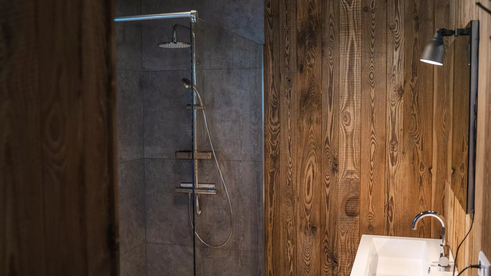 Bergchalet am See - Badkamer