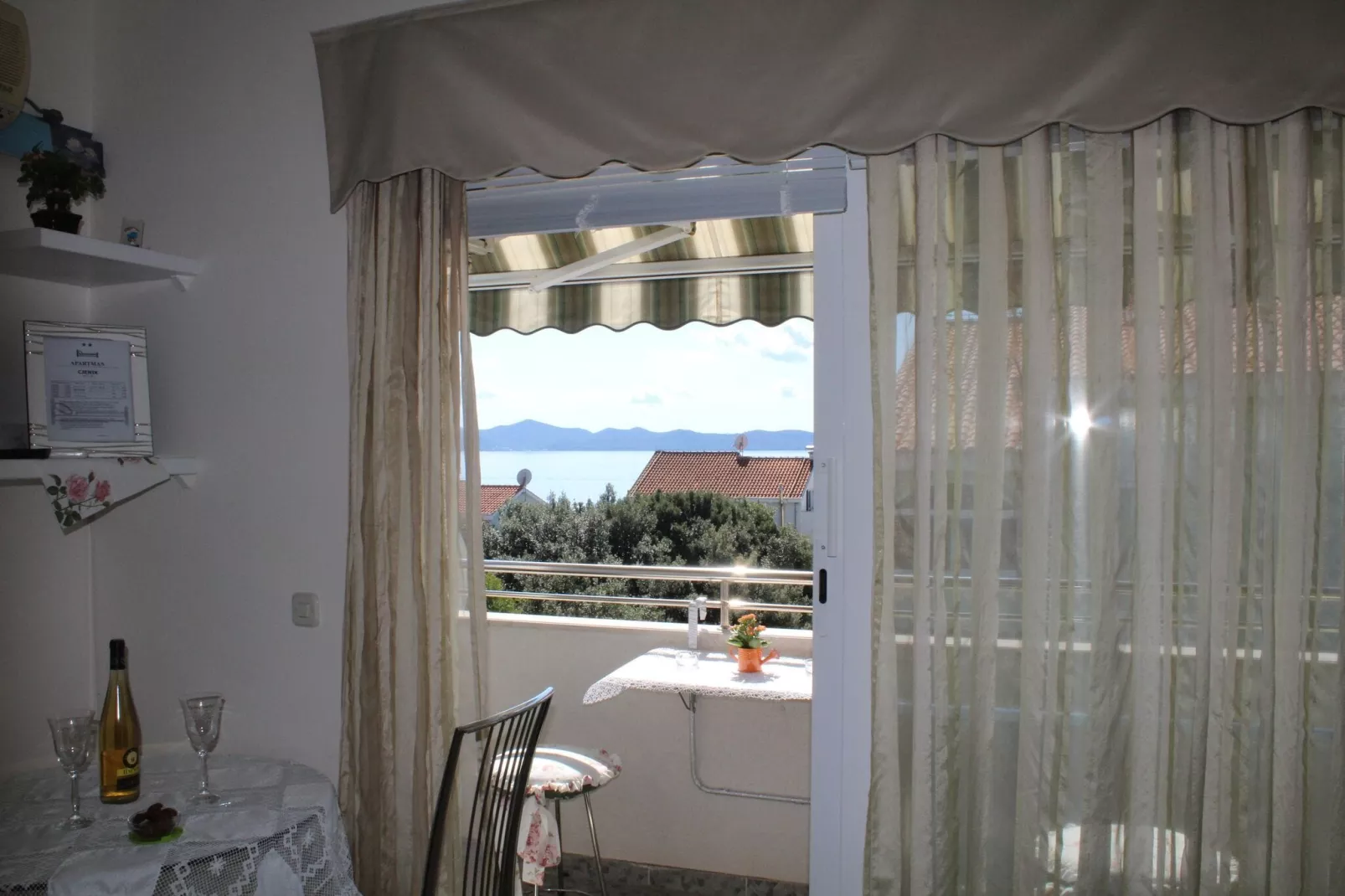 Cozy apartment in Zadar - Kozino with seaview-Uitzicht