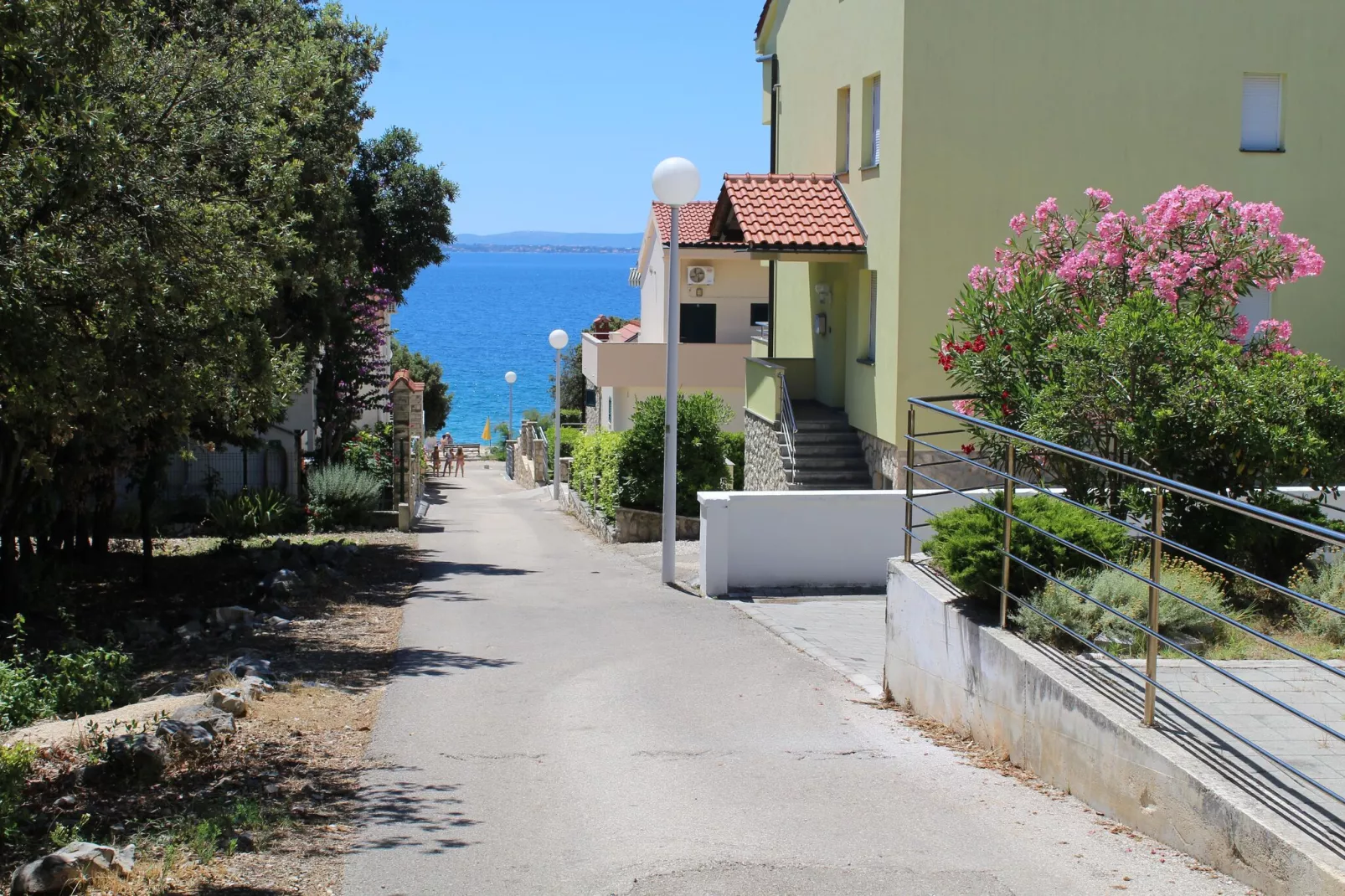 Cozy apartment in Zadar - Kozino with seaview-Buitenlucht