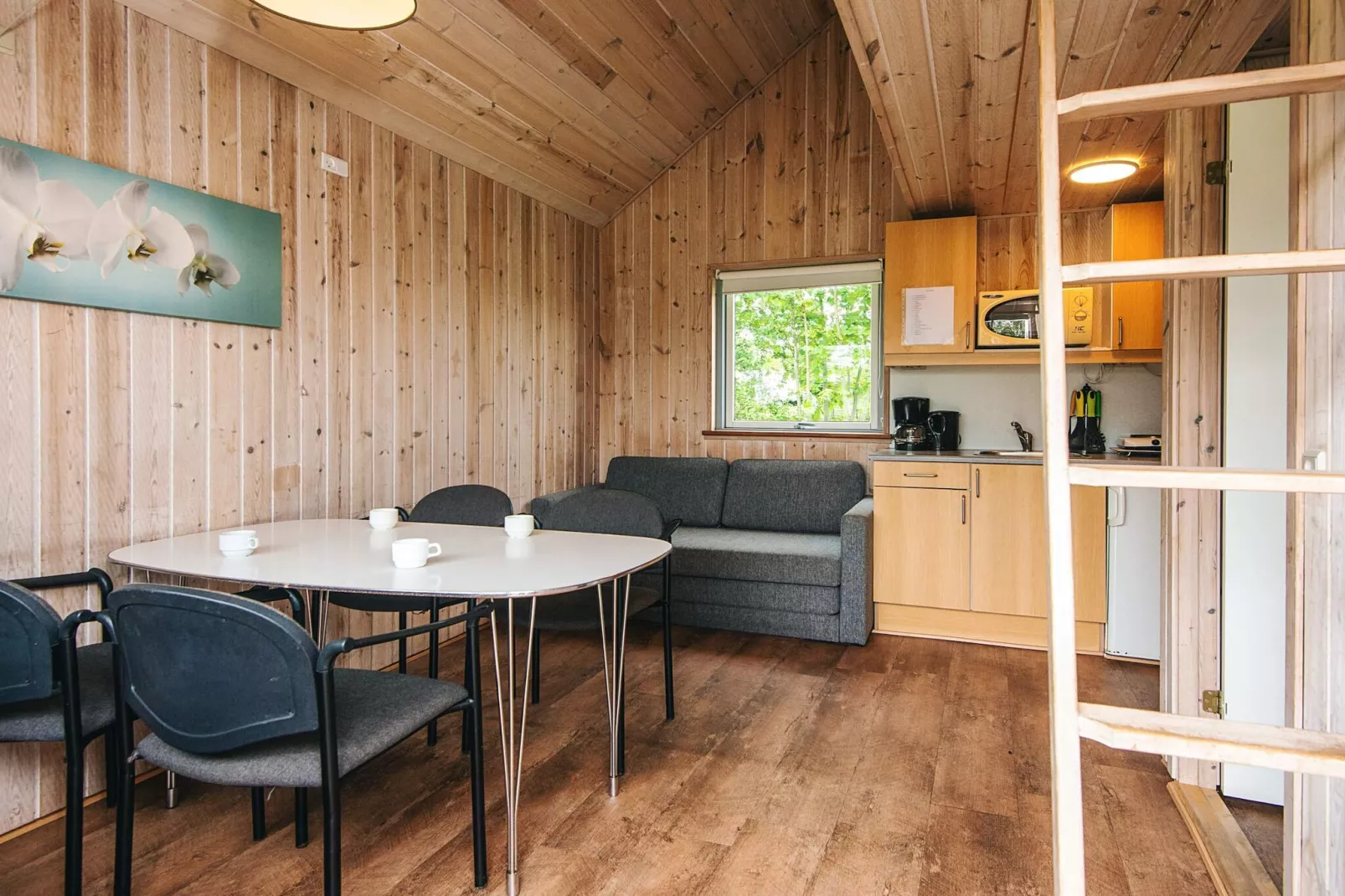 Mobile homes til 6 pers., med bad-Binnen