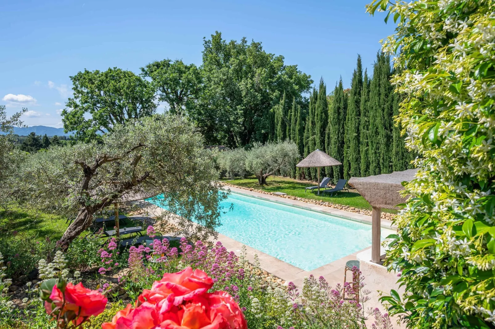 Le Mas Elaïa  votre havre familial avec piscine privée-Zwembad