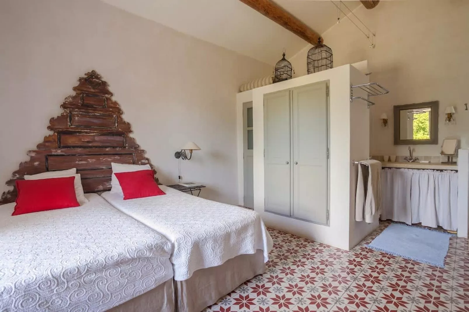 Villa Les Beaumettes - Havre de paix dans le Luberon-Slaapkamer