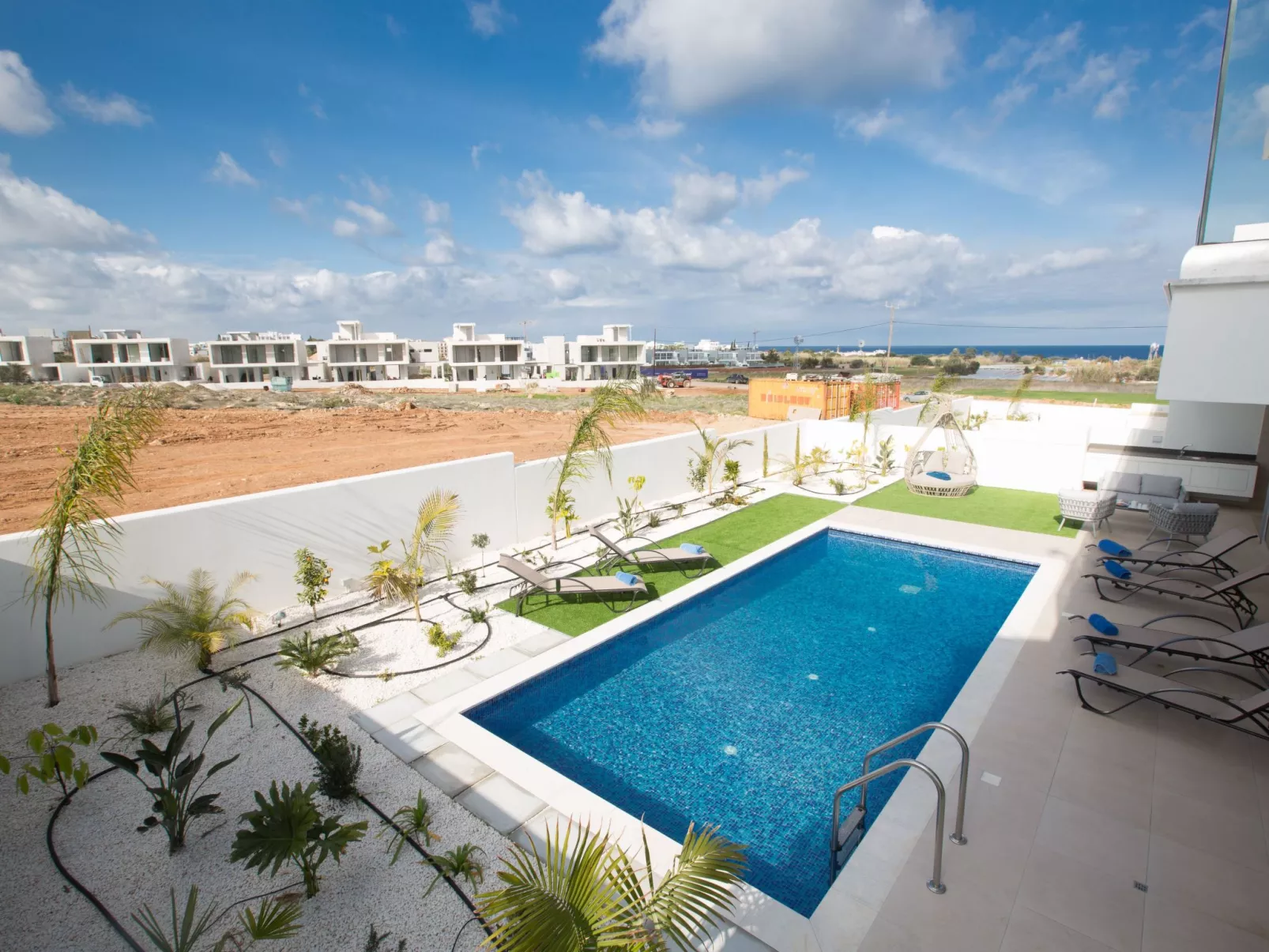 3 Schlafzimmer Villa OL26 mit Pool in Protaras - Buiten