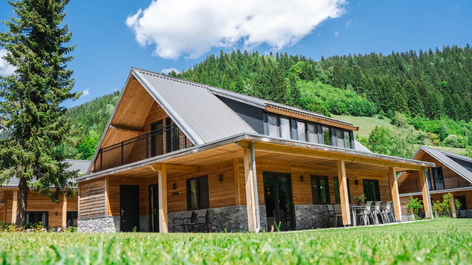 Alpenchalet Kärntnerglück - Buitenkant zomer
